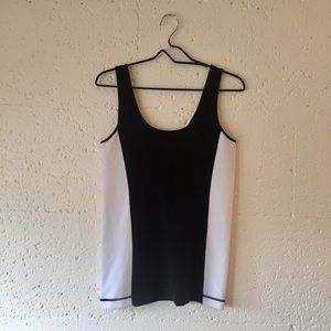 Lululemon Black and White Yoga Tank Size 12